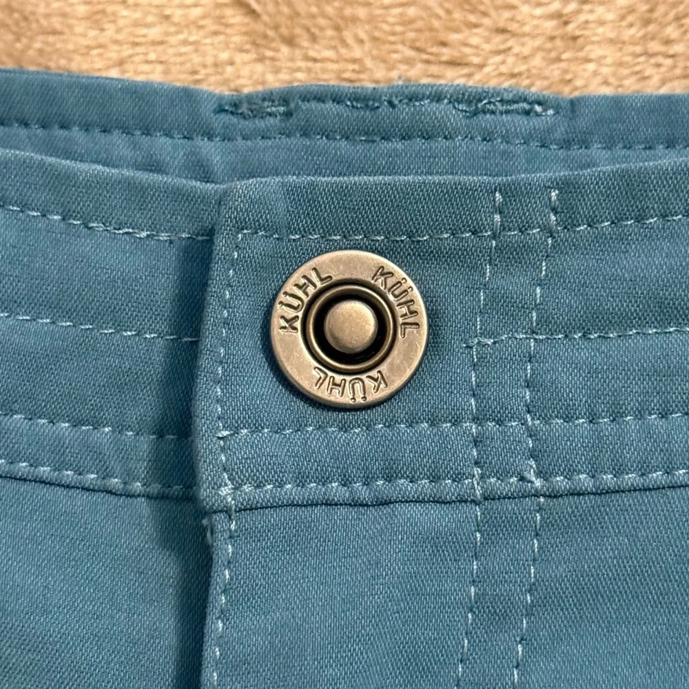 Kuhl Womens Teal Blue Hiking Shorts Size 2 Outdoor Activewear RN 108846